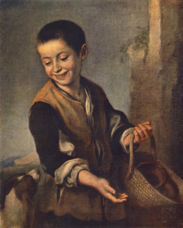 MURILLO, Bartolome Esteban Boy with a Dog sgh china oil painting image